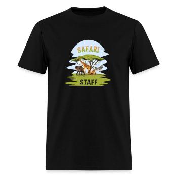 Safari Staff Safari Zoo - Men's T-Shirt - black - Front - Jose (178cm)