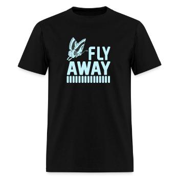 Fly Fly Fly Away - Men's T-Shirt - black - Front - Jose (178cm)