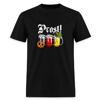 Prost Beer German Flag Oktoberfest Cheers - Men's T-Shirt - black - Front - Jose (178cm)