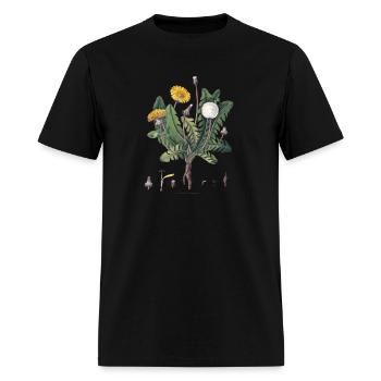 Dandelion Botaal Dandelion Root Dandelion Leaf - Men's T-Shirt - black - Front - Jose (178cm)