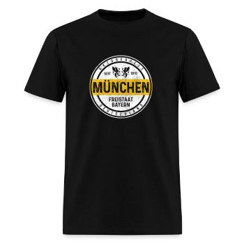 Oktoberfest Mã¼Nchen Muh German Bavarian - Men's T-Shirt - black - Front - Jose (178cm)