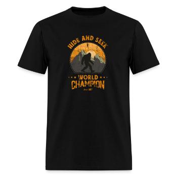Bigfoo Hide And Seek Bigfoot Hide And Seek - Men's T-Shirt - black - Front - Jose (178cm)