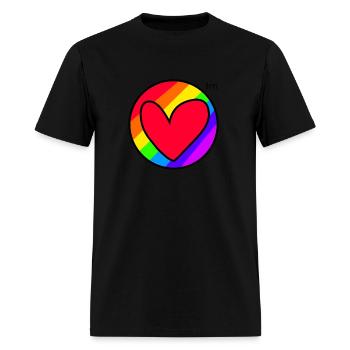 Hug Of Luv - Men's T-Shirt - black - Front - Jose (178cm)