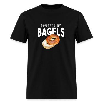 Bagel Powered By Bagels - Men's T-Shirt - black - Front - Jose (178cm)