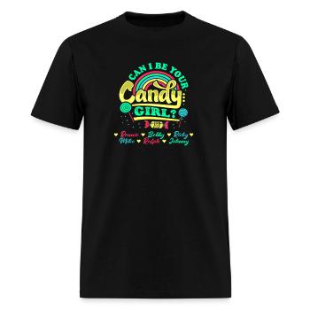 Candy Mike Ricky Ralph Johnny Bobby Ronnie - Men's T-Shirt - black - Front - Jose (178cm)