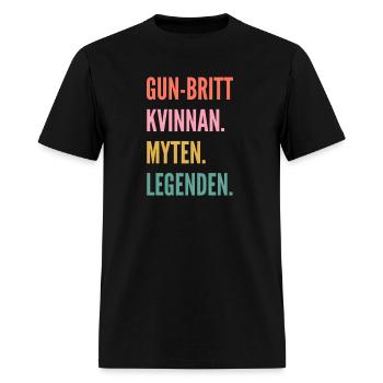 Swedish First Name - Men's T-Shirt - black - Front - Jose (178cm)