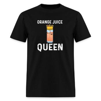 Orange Juice Queen For Wo - Men's T-Shirt - black - Front - Jose (178cm)