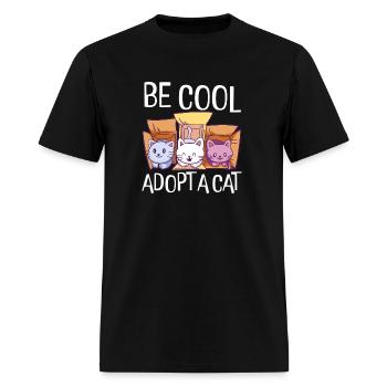 Adopt A - Men's T-Shirt - black - Front - Jose (178cm)