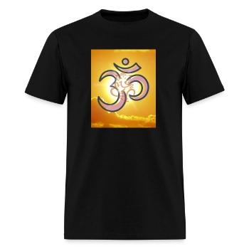 om - Men's T-Shirt - black - Front - Jose (178cm)