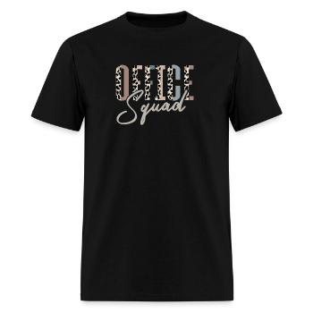 OFFICE squad - Men's T-Shirt - black - Front - Jose (178cm)