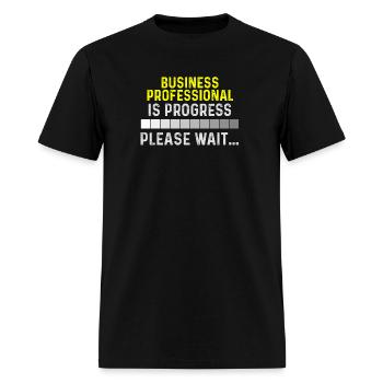 Business Professional - Men's T-Shirt - black - Front - Jose (178cm)