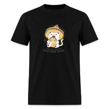 easily distracted - Men's T-Shirt - black - Front - Jose (178cm)