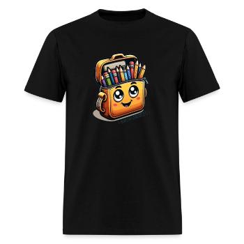 Creative pencil case - Case of Creativity - Men's T-Shirt - black - Front - Jose (178cm)