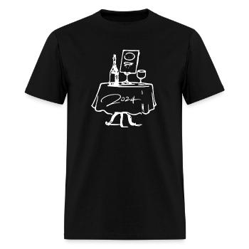 2024 Gastronomie Mehrwertsteuer - Men's T-Shirt - black - Front - Jose (178cm)