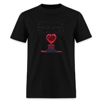 peace - Men's T-Shirt - black - Front - Jose (178cm)
