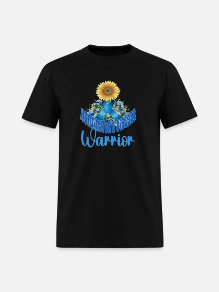 Huntington's disease awareness sunflower - Men's T-Shirt - black