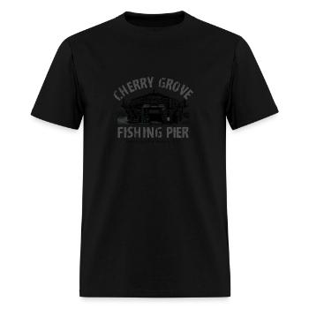 Cherry Grove Pier North Myrtle Beach S.C. Dock Pho - Men's T-Shirt - black - Front - Jose (178cm)