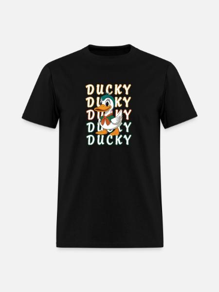 Ducky Ducky Ducky - Duck Pun - Men's T-Shirt - black