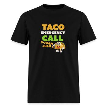 Taco Call 9 Juan Juan Funny Cinco De Mayo - Men's T-Shirt - black - Front - Jose (178cm)