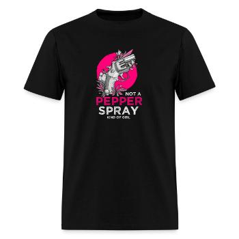Self Defense Not A Pepper Spray Kind Of Girl - Men's T-Shirt - black - Front - Jose (178cm)