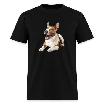 Bull Terrier - Men's T-Shirt - black - Front - Jose (178cm)