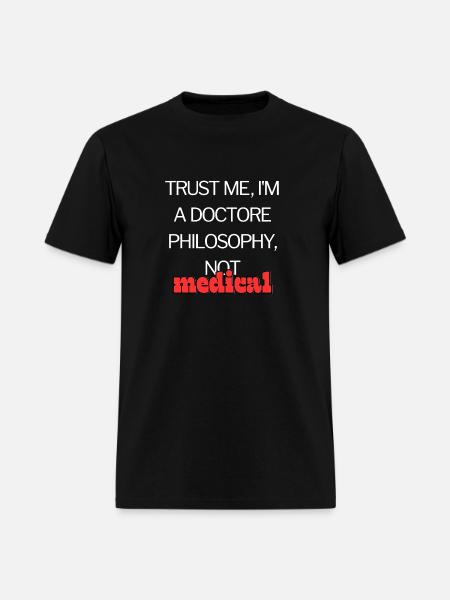 Funny Medical quotes Classic - Men's T-Shirt - black