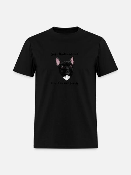 Frenchie it was me - Men's T-Shirt - black
