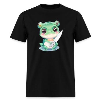 Frog Knife Samuri - Men's T-Shirt - black - Front - Jose (178cm)