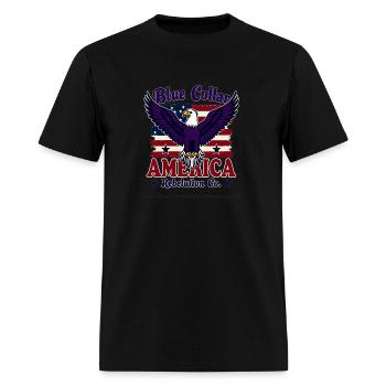 Blue Collar - Men's T-Shirt - black - Front - Jose (178cm)