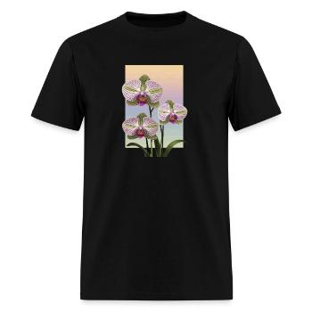 Orchid - Men's T-Shirt - black - Front - Jose (178cm)