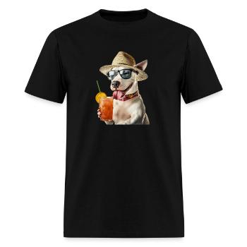 Bull Terrier - Men's T-Shirt - black - Front - Jose (178cm)