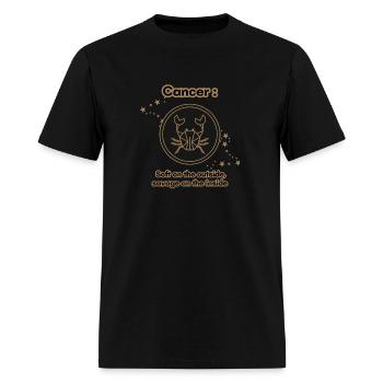 Cancer zodiac sign - Men's T-Shirt - black - Front - Jose (178cm)