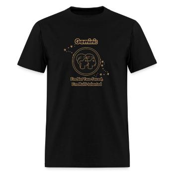 Gemini Zodiac Sign - Men's T-Shirt - black - Front - Jose (178cm)