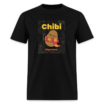 Chibi Magic Maker Chibi Drawing - Men's T-Shirt - black - Front - Jose (178cm)