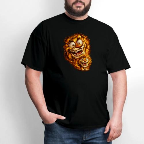 Crazy Double Lion Streetwear - Men's T-Shirt