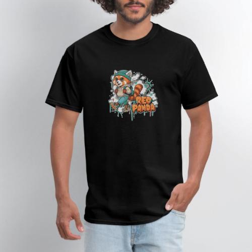 Red Panda Street Graffiti Vibes - Men's T-Shirt