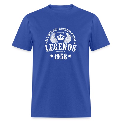Legends are Born in 1958 - Men's T-Shirt