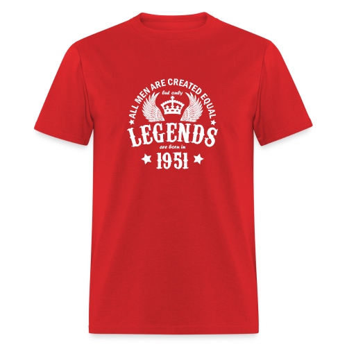 Legends are Born in 1951 - Men's T-Shirt