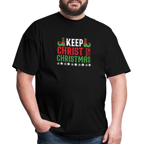 Keep CHRIST in CHRISTMAS T-shirt design - Men's T-Shirt