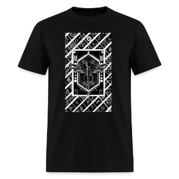 Caduceus Alchemy - Men's T-Shirt - black - Front - Jose (178cm)
