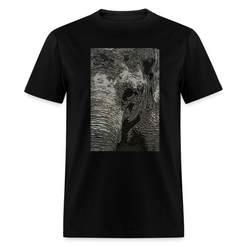 elephant front cartoon - Men's T-Shirt