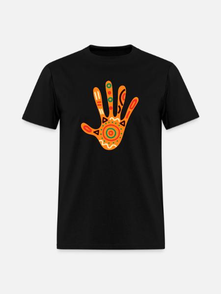 African Hand - Men's T-Shirt - black