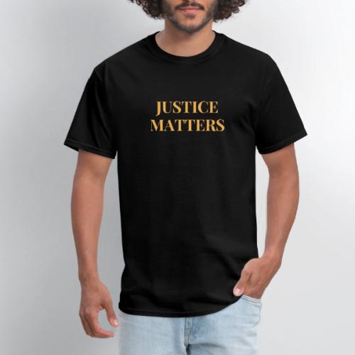JUSTICE MATTERS Logo - Men's T-Shirt