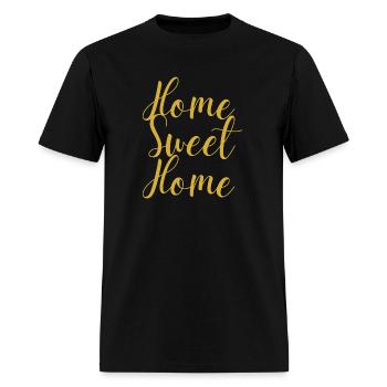 home sweet home - Men's T-Shirt - black - Front - Jose (178cm)