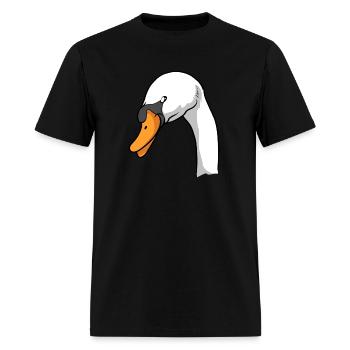 Swan - Men's T-Shirt - black - Front - Jose (178cm)