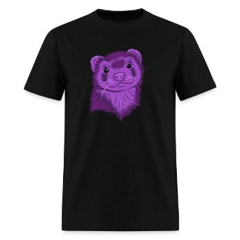 Ferret - Men's T-Shirt - black - Front - Jose (178cm)
