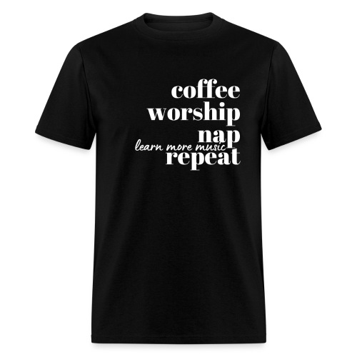Coffee Worship Nap Tee - Men's T-Shirt