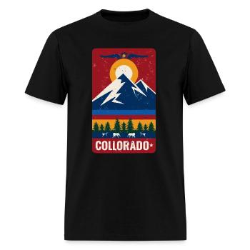 L’héritage de Centennial Peaks - T-shirt Homme - noir - Devant - Jose (178cm)