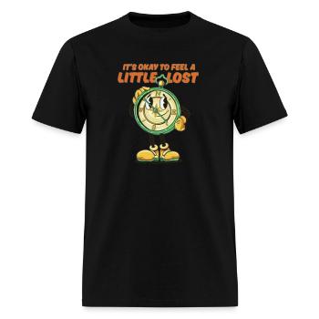 It's ok To Feel A Little Lost - Men's T-Shirt - black - Front - Jose (178cm)