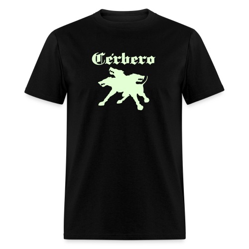 Cérbero | Classic Logo | Glow in the Dark - Men's T-Shirt